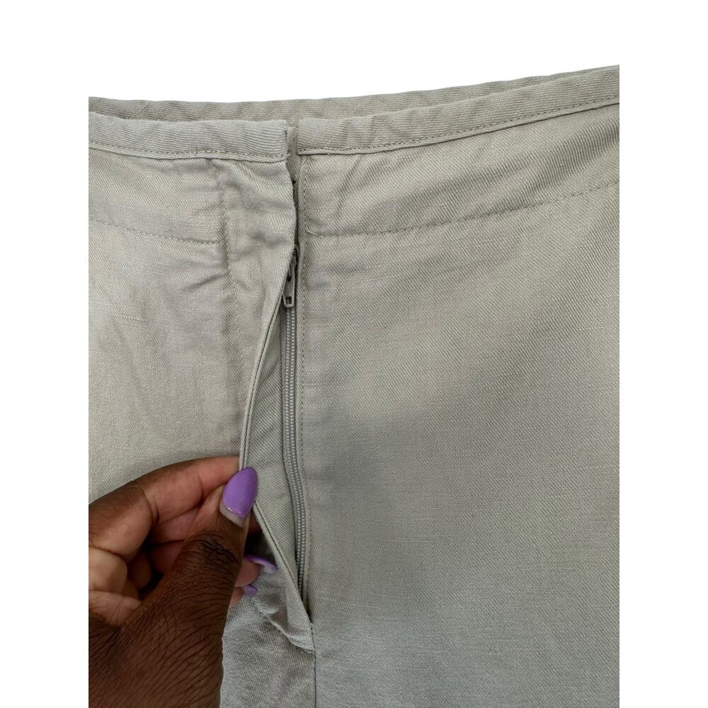 Talbots Heritage Pants Tan Khaki Office Work Career‎ Straight Leg Size 14 - Picture 6 of 12
